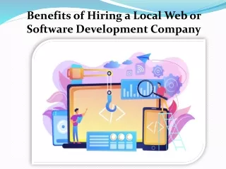 benefits of hiring a local web or software