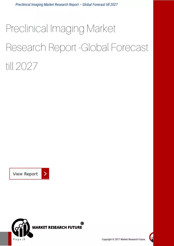 preclinical imaging market research report global