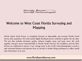 Welcome to West Coast Florida Surveying and Mapping