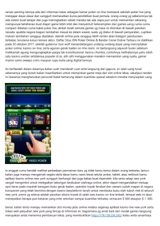 Keluarkan Stres Dari Situs Situs IDN Poker Online & Bandar Ceme Online Terpercaya