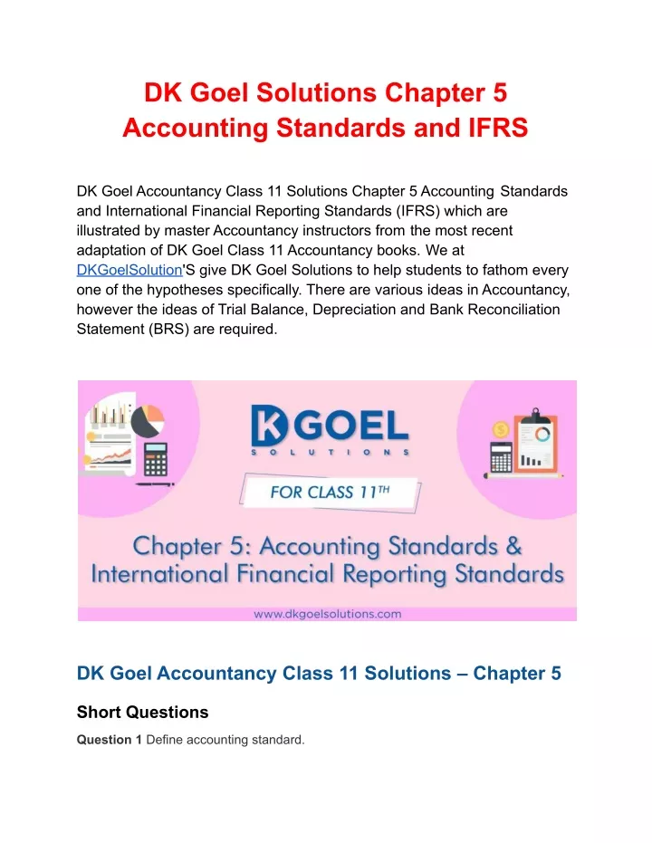 dk goel solutions chapter 5 accounting standards