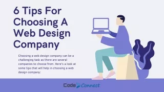 6 Tips For Choosing A Web Design Company