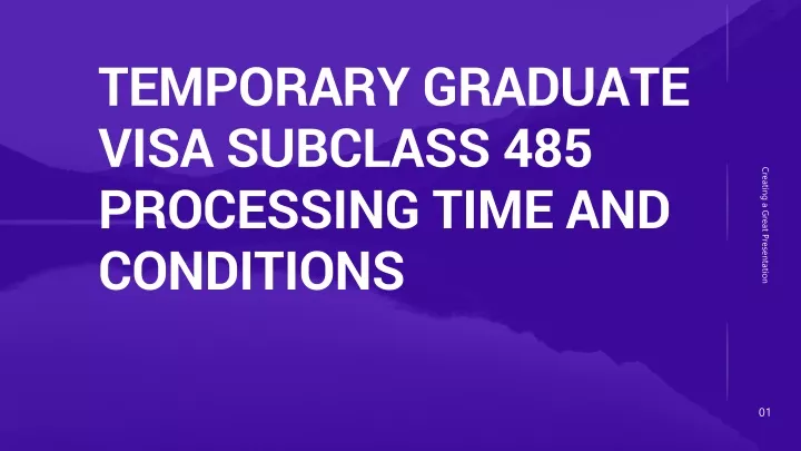 temporary graduate visa subclass 485 processing