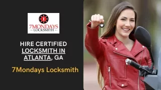 Hire Reliable Local Locksmith In Atlanta, GA | 7Mondays Locksmith