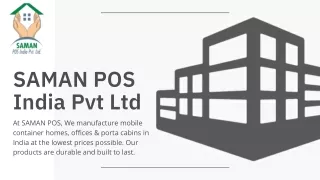 Prefab Office Building Manufacturer in India