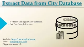 extract data from city database