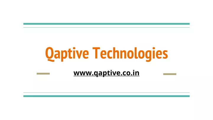 qaptive technologies