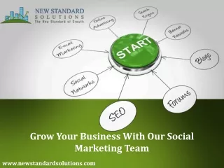 grow your business with our social marketing team