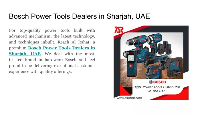 bosch power tools dealers in sharjah uae