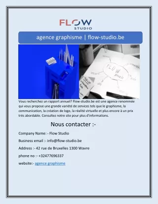 agence graphisme | flow-studio.be