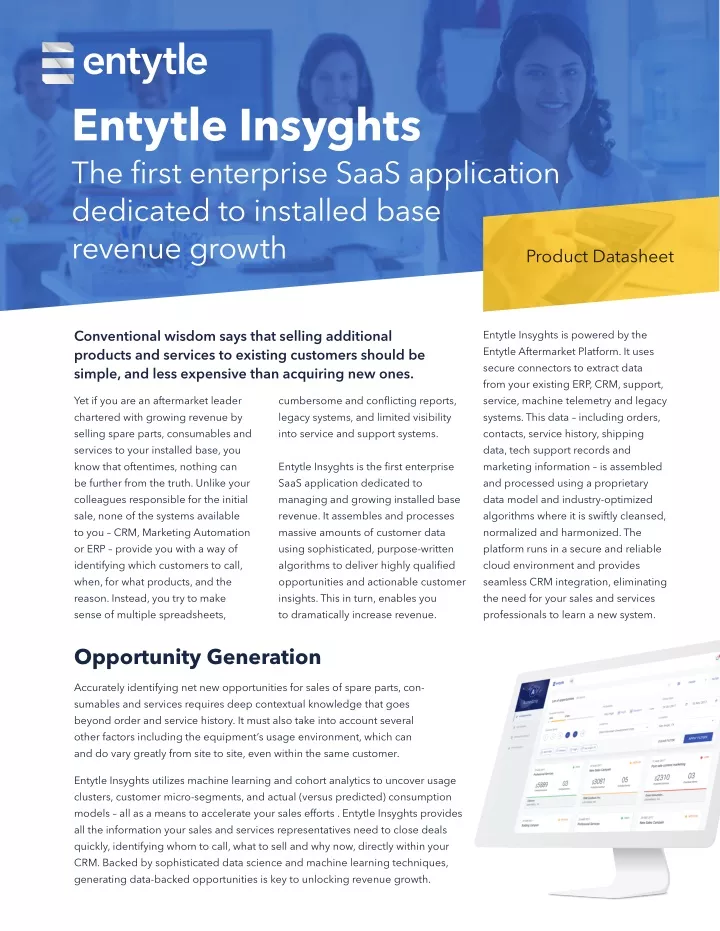 entytle insyghts the first enterprise saas