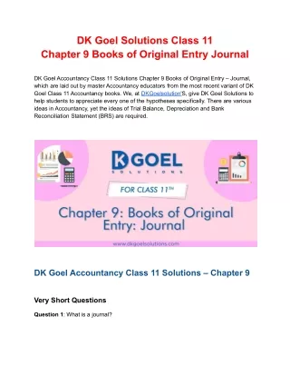 dk goel solutions class 11 chapter 9 books