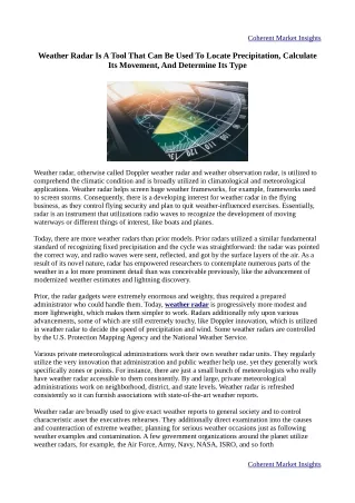 coherent market insights