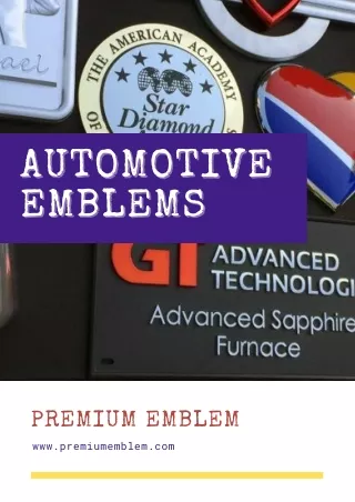 Making of the Durable Car Emblems | Premium Emblem
