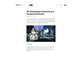 NFT Marketplace Potential and Its Expected Growth