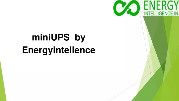 miniups by energyintellence