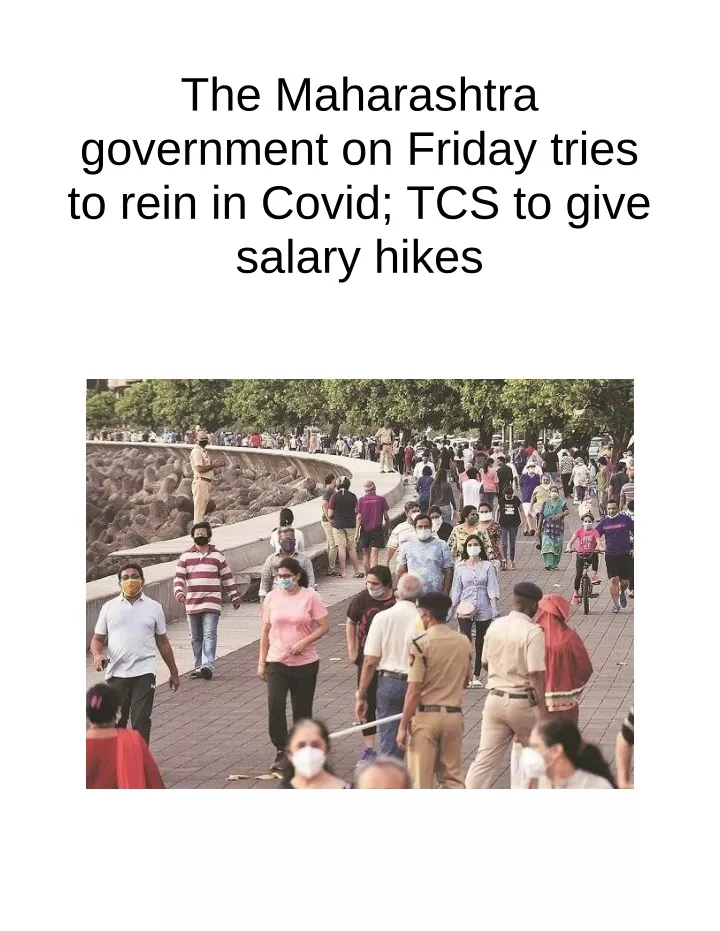 the maharashtra government on friday tries