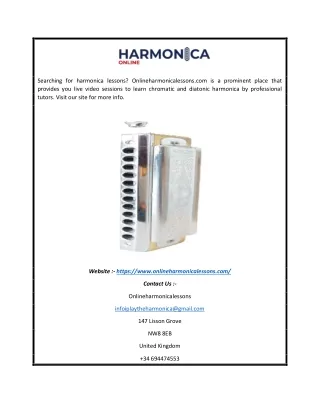 Online Harmonica Lessons | Onlineharmonicalessons.com