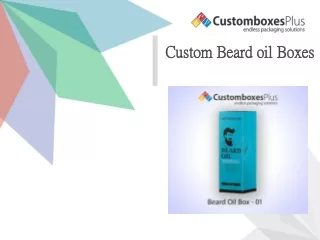 custom beard oil boxes