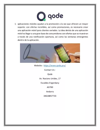 Desarrollar Aplicaciones Móviles Barcelona | Desarrollo de aplicaciones móviles | Qode
