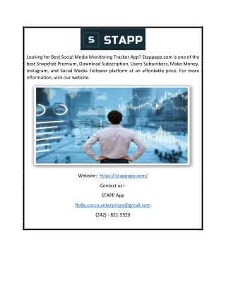 Snapchat Subscriptions Tracker App | Stappapp.com