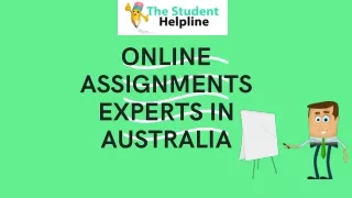 Online Assignments Experts In Australia