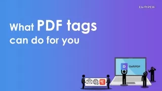 what pdf tags can do for you