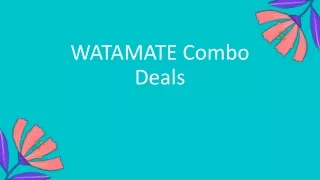 ComboDeals|WaterAccessories|WATAMATE
