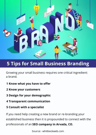 5 tips for small business branding
