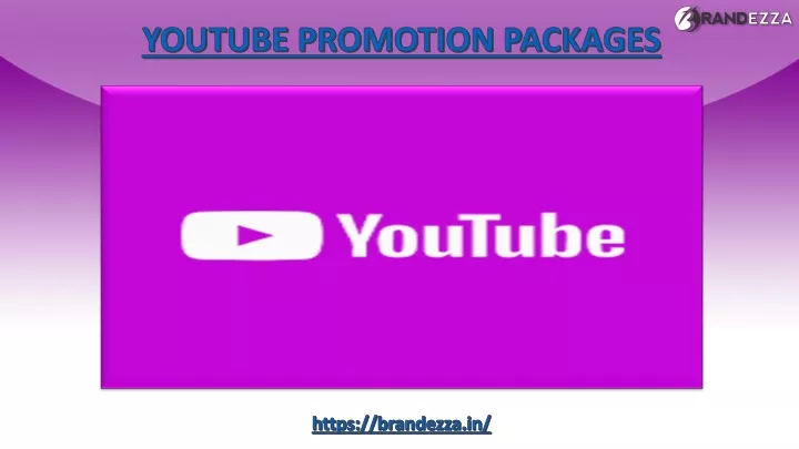 youtube promotion packages