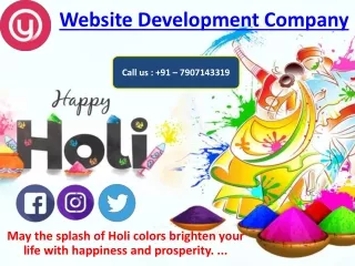Website Development Agency | Happy Holi 2021 to All
