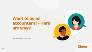 want to be an accountant here are ways