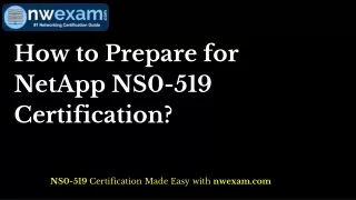 how to prepare for netapp ns0 519 certification