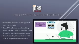 filing 1099 r form for the 2021 tax year