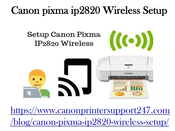 canon pixma ip2820 wireless setup