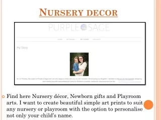 nursery decor