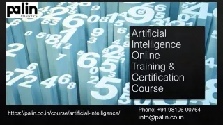 artificial intelligence online training certification course