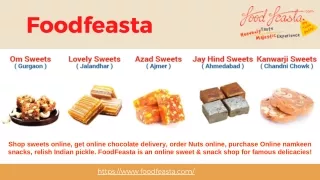 Buy chocolate online & Indian sweets | Order sweets online | Foodfeasta