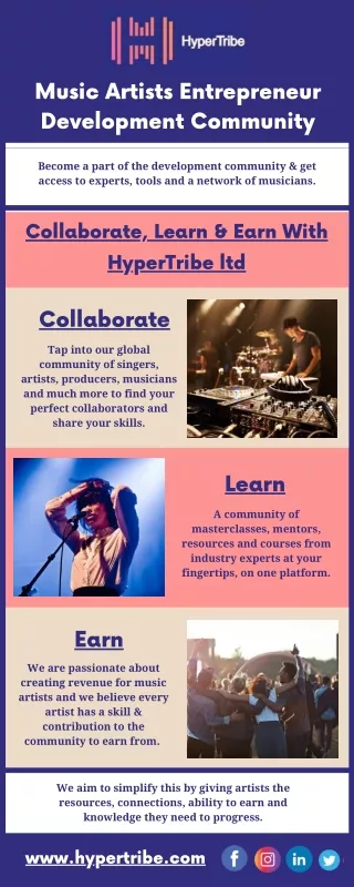 Learn from the Network of Musicians Through HyperTribe Ltd