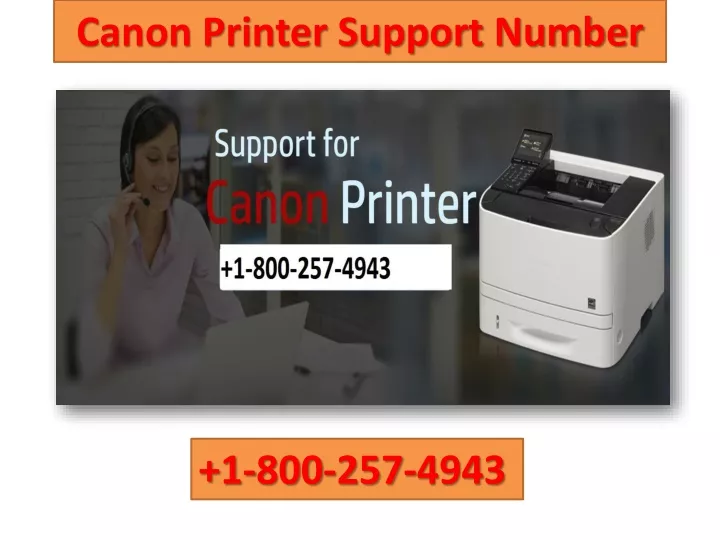 canon printer support number