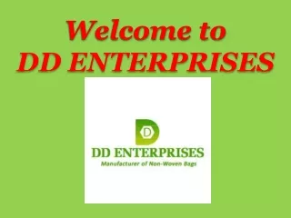 welcome to dd enterprises