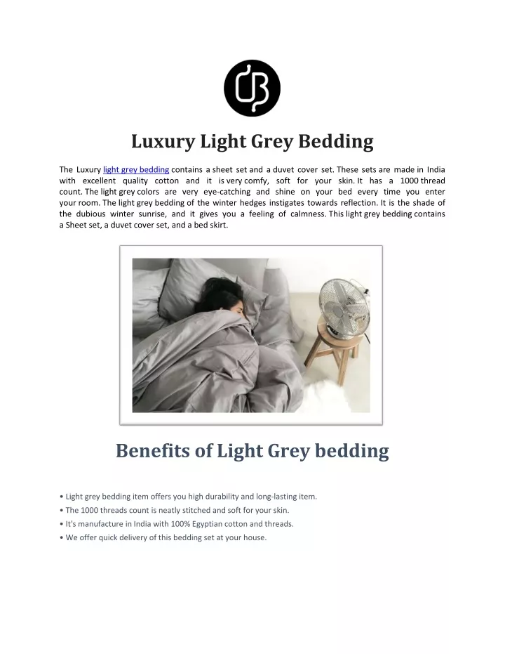 luxury light grey bedding