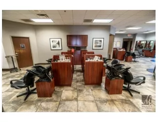 Hair dressing section at Cincinnati and West Chester Township's best beauty salon Mitchell's Salon & Day Spa