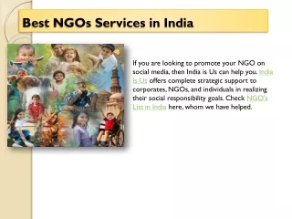Best NGOs in India with CSR Planning and Strategy