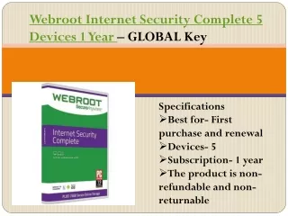 webroot internet security complete 5 devices