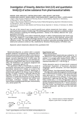 investigation of linearity detection limit