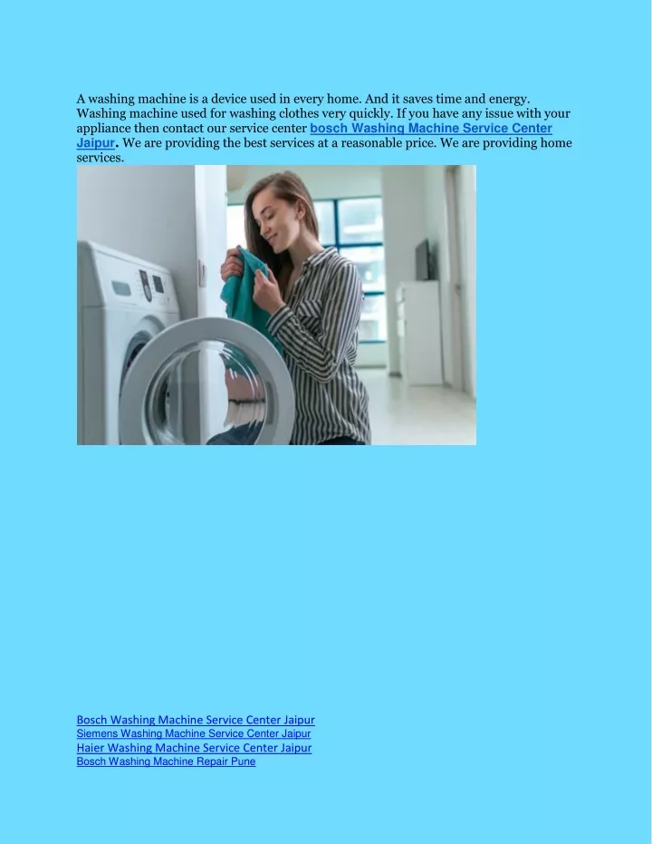 a washing machine is a device used in every home