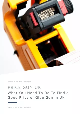 itstick label limited price gun uk what you need