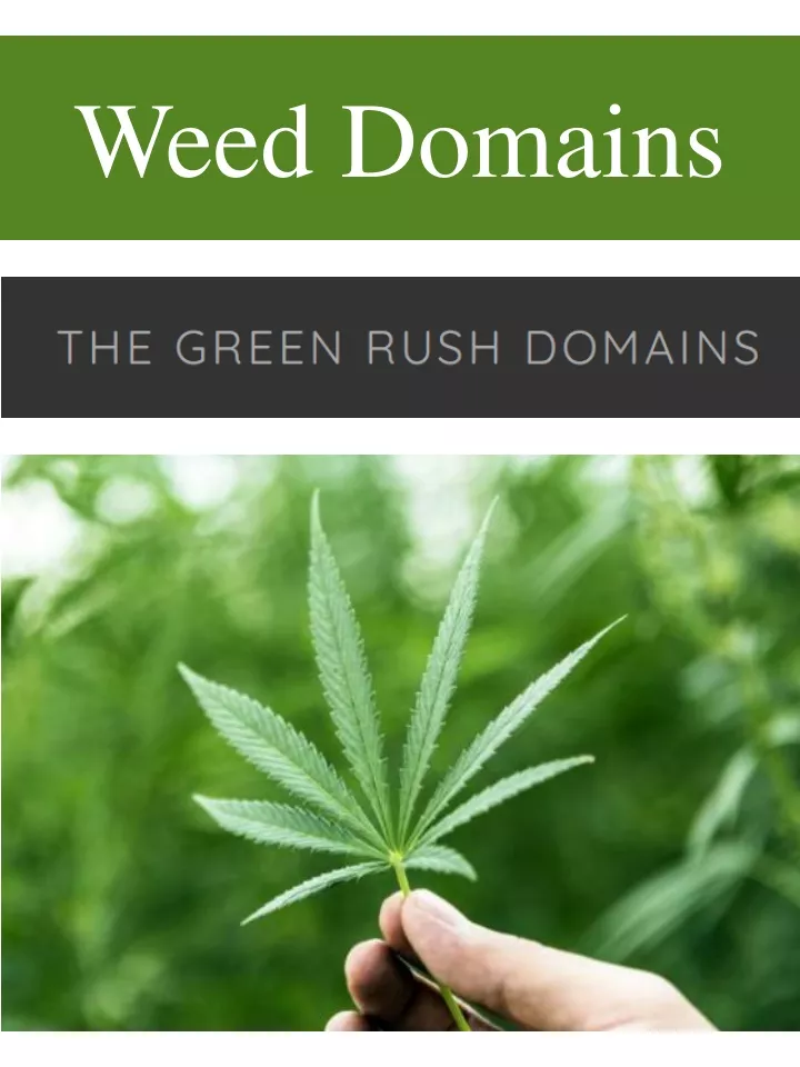 weed domains