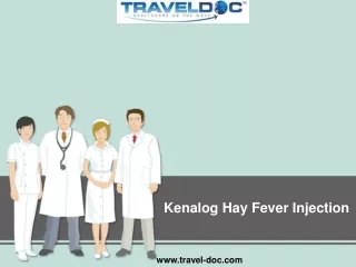 kenalog hay fever injection